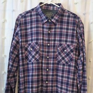 JCrew Madras Plaid XL